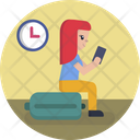 Airport Waiting Icon