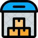 Airport Warehouse Boxes Warehouse Airport Cargo Icon