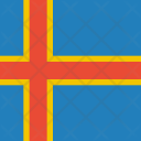 Aland Islands Flag Icon