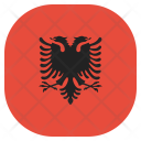 Albania National Country Icon
