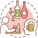 Alcohol Addiction Icon