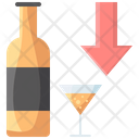 Alcohol Down Icon