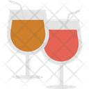 Alcohol Glass Champagne Glasses Drink Icon