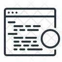 Algorithm Bitcoin Code Icon