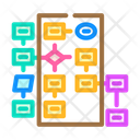 Algorithm Flowchart Machine Icon