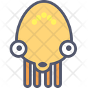 Alien Octopus Character Icon