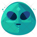 Alien Emoji Face Icon