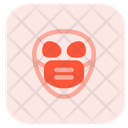 Alien Emoji With Face Mask Emoji Icon