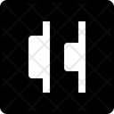Align Right Edges Icon