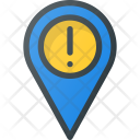 Allert Pin Geolocation Icon