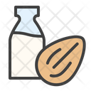 Almond Milk Bottle Icon