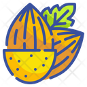 Almonds Nuts Food Icon