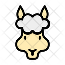 Alpaca Animal Mammals Icon