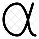 Alpha Alphabet Greek Icon