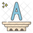 Alpha Alphabet Education Icon