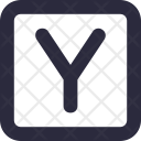Alphabet Letter Y Icon