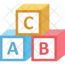 Alphabet Blocks Abc Block Early Education Icon