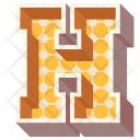 H Letter Capital Icon