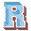R Letter Capital Icon