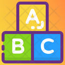 Alphabetics Blocks Abc Block Education Icon