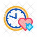 Clock Time Home Icon