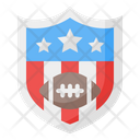 American Football Emblem Icon