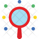 Analysis Analytical Services Magnifier Icon
