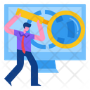 Analysis Search Marketing Icon