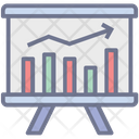 Market Analytics Analysis Graph Analyzing Marketing Icon