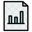 Analytics Document Graph Icon