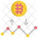 Analytics Bitcoin Cryptocurrency Icon