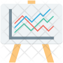 Analytics Easel Graph Icon