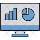 Analytics Computer Monitoring Icon