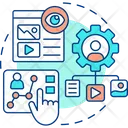 Analytics And Data Management Platform Icon - Free Download Business ...