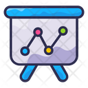 Graph Analytics Business Icon