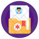 Patient History Medical Folder Anamnesis Icon