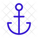Nautical Anchor Marine Icon