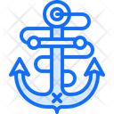 Anchor Rope Sailing Icon