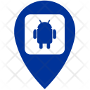 Android, Robot, Gps, Location, Place, Geo Icon