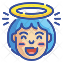 Angel Emoji Emoticons Icon