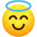 Angel Emoji Emotion Icon