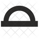 Angle, Protractor Icon