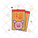 Chinese Culture Envelope Icon