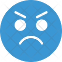 Angry Smiley Unhappy Icon