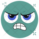 Angry Emoticon Horror Emotion Emoji Icon