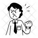 Angry Employ Icon