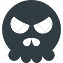 Angry Skull Emoji Icon