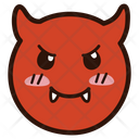 Angry Face With Horns Icon