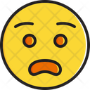 Anguished Face Icon
