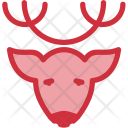 Animal Reindeer Head Icon